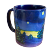 Taza fondo de color (Diseño a elegir)